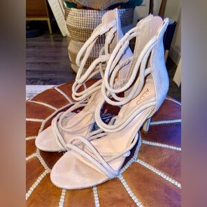 Aldo | Blush Pink Strappy Heels